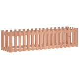 NNEVL Garden Raised Bed with Fence Design 200x50x50 cm Solid Wood Douglas