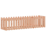 NNEVL Garden Raised Bed with Fence Design 200x50x50 cm Solid Wood Douglas