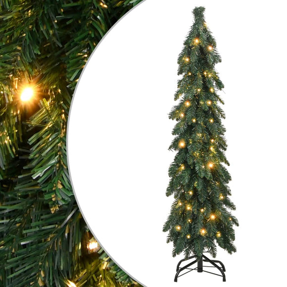 NNEVL Artificial Pre-lit Christmas Tree with 60 LEDs 120 cm