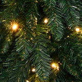 NNEVL Artificial Pre-lit Christmas Tree with 60 LEDs 120 cm