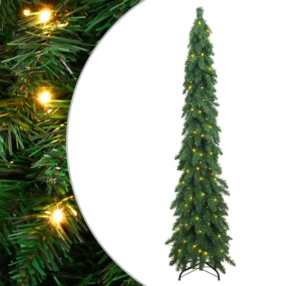 NNEVL Artificial Pre-lit Christmas Tree with 100 LEDs 180 cm