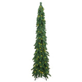 NNEVL Artificial Pre-lit Christmas Tree with 100 LEDs 180 cm