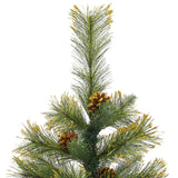NNEVL Artificial Hinged Christmas Tree with Cones 150 cm