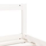 NNEVL Kids Bed Frame White 90x190 cm Solid Wood Pine