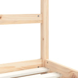 NNEVL Kids Bed Frame with Drawers 90x190 cm Solid Wood Pine