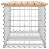 NNEVL Garden Bench Gabion Design 83x44x42 cm Solid Wood Pine