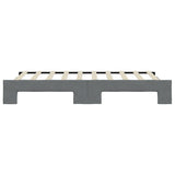 NNEVL Daybed with Trundle Dark Grey 90x190 cm Fabric