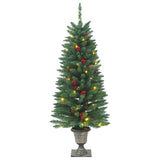 NNEVL Artificial Christmas Trees 2 pcs 100 LEDs Green 120 cm
