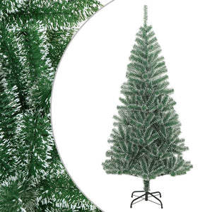 NNEVL Artificial Christmas Tree with Flocked Snow Green 180 cm