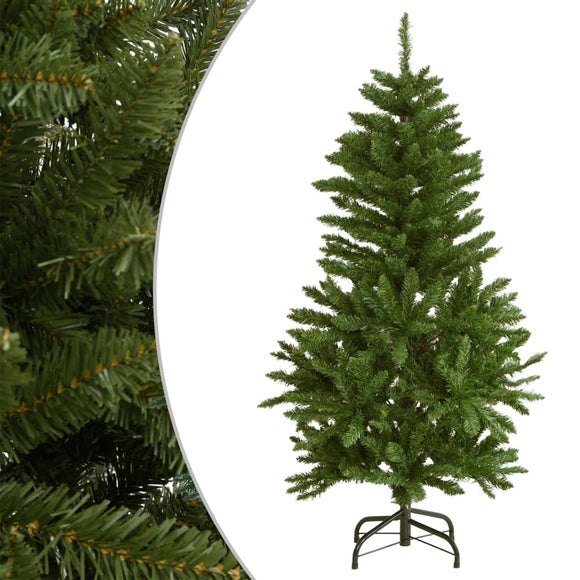 NNEVL Artificial Hinged Christmas Tree with Stand Green 120 cm