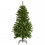 NNEVL Artificial Hinged Christmas Tree with Stand Green 120 cm