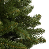 NNEVL Artificial Hinged Christmas Tree with Stand Green 210 cm