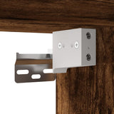 NNEVL Wall Mounted Cabinets 2 pcs Smoked Oak Engineered Wood