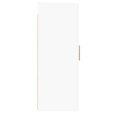 NNEVL Wall Mounted Cabinets 2 pcs White Engineered Wood
