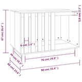 NNEVL Dog House 90x60x67 cm Solid Wood Pine