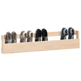 NNEVL Wall-mounted Shoe Racks 2 pcs 110x9x23 cm Solid Wood Pine
