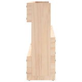 NNEVL Wall-mounted Shoe Racks 2 pcs 110x9x23 cm Solid Wood Pine