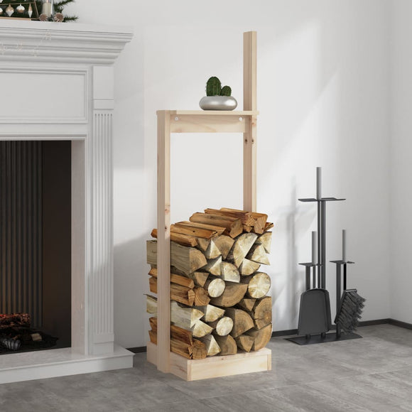 NNEVL Log Holder 33.5x30x110 cm Solid Wood Pine