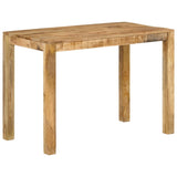 NNEVL Dining Table 110x55x76 cm Solid Wood Mango