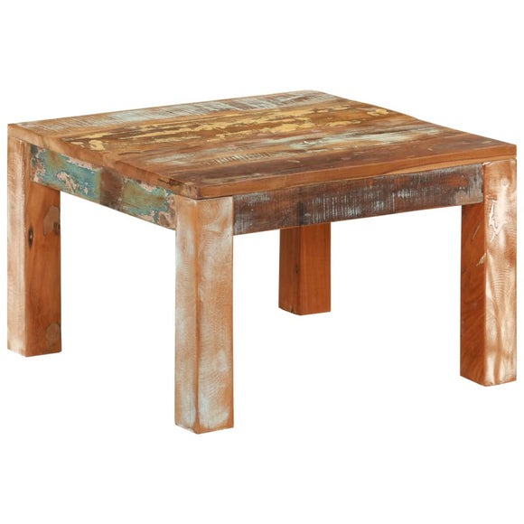 NNEVL Coffee Table 55x55x35 cm Solid Wood Reclaimed
