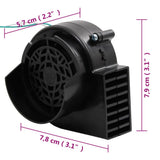 NNEVL LED String Lights with 15 LEDs and Fan 150 cm