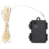 NNEVL LED String Lights with 15 LEDs and Fan 150 cm