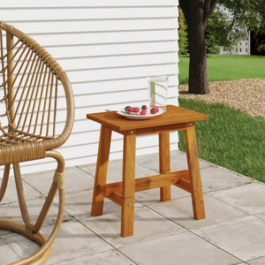 NNEVL Stool 45x29x45 cm Rectangular Solid Wood Acacia