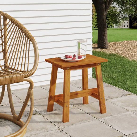 NNEVL Stool 45x29x45 cm Rectangular Solid Wood Acacia
