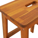 NNEVL 2 Step Stool 40x38x50 cm Solid Wood Acacia