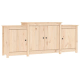 NNEVL Sideboard 164x37x68 cm Solid Wood Pine
