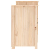 NNEVL Sideboard 164x37x68 cm Solid Wood Pine