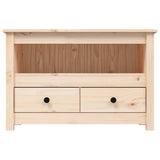 NNEVL TV Cabinet 79x35x52 cm Solid Wood Pine