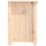NNEVL TV Cabinet 114x35x52 cm Solid Wood Pine