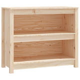 NNEVL Book Cabinet 80x35x68 cm Solid Wood Pine