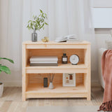 NNEVL Book Cabinet 80x35x68 cm Solid Wood Pine