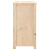 NNEVL Book Cabinet 80x35x68 cm Solid Wood Pine