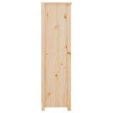 NNEVL Book Cabinet 80x35x126 cm Solid Wood Pine