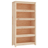 NNEVL Book Cabinet 80x35x154 cm Solid Wood Pine