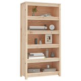NNEVL Book Cabinet 80x35x154 cm Solid Wood Pine