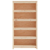 NNEVL Book Cabinet 80x35x154 cm Solid Wood Pine