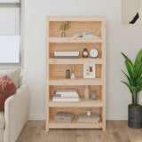 NNEVL Book Cabinet 80x35x154 cm Solid Wood Pine