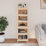 NNEVL Book Cabinet 50x35x154 cm Solid Wood Pine