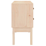NNEVL Console Cabinet 90x40x78 cm Solid Wood Pine