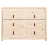 NNEVL Side Cabinet 100x40x72 cm Solid Wood Pine