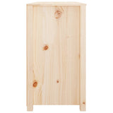 NNEVL Side Cabinet 100x40x72 cm Solid Wood Pine