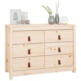 NNEVL Side Cabinet 100x40x72 cm Solid Wood Pine