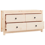 NNEVL Side Cabinet 100x40x54 cm Solid Wood Pine