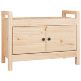 NNEVL Hall Bench 80x40x60 cm Solid Wood Pine