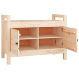 NNEVL Hall Bench 80x40x60 cm Solid Wood Pine