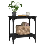 NNEVL Side Table Black 40x30x42 cm Engineered Wood